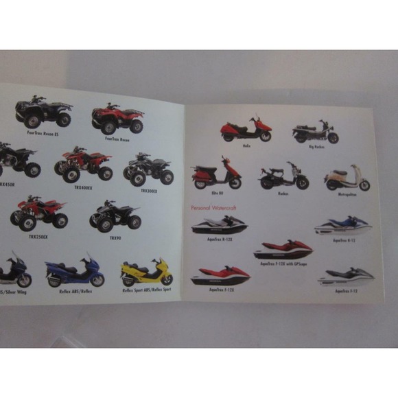 Honda Motors Division Redbook CD for press 2006 Street OFF Road ATV Scooters - Picture 5 of 10
